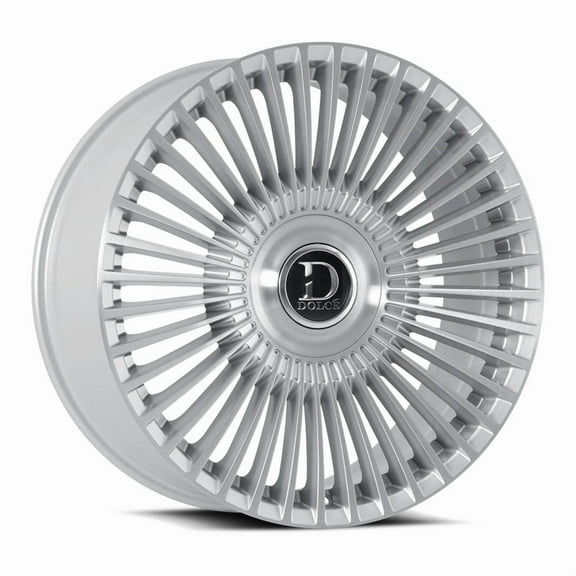 Dolce Trento 22X10.5 5X112/115 +25mm Glossy Sliver Brush Face Wheel 22" INCH Rim