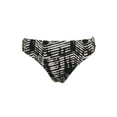 thumbnail image 1 of Dolce Vita Black White Ikat-Print Macrame Hipster Bikini Bottom L, 1 of 1