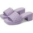thumbnail image 1 of Dolce Vita Goldy Lilac Stella Slip On Woven Open Squared Toe Heeled Sandals (Lilac Stella, 5), 1 of 5