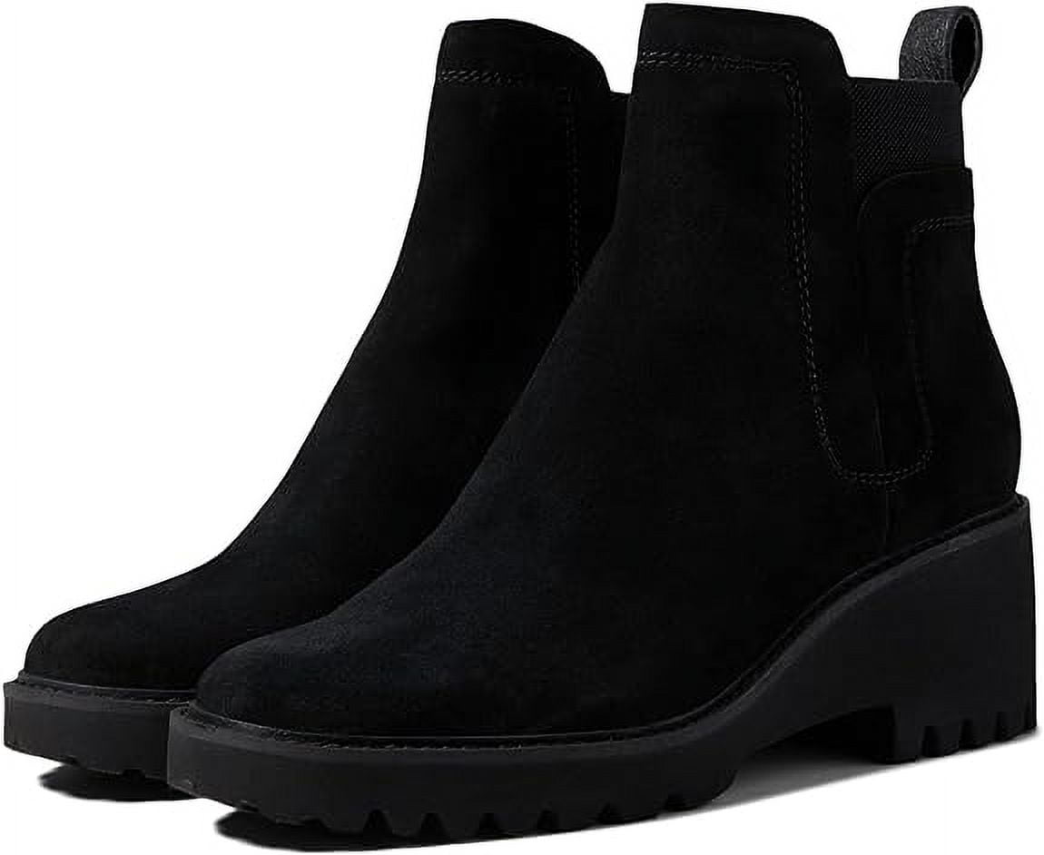 Dolce Vita Huey H2O Onyx Suede Pull On Rounded Toe Chunky  display picture 3