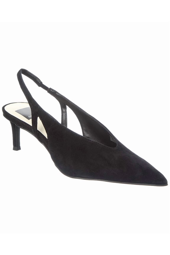 Kolbie Suede Pump, 8, Black