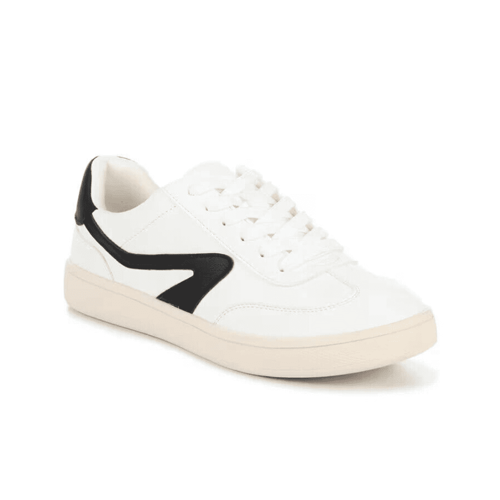 Dolce Vita Ladies' Vasser Fashion Sneakers White Black Size 11