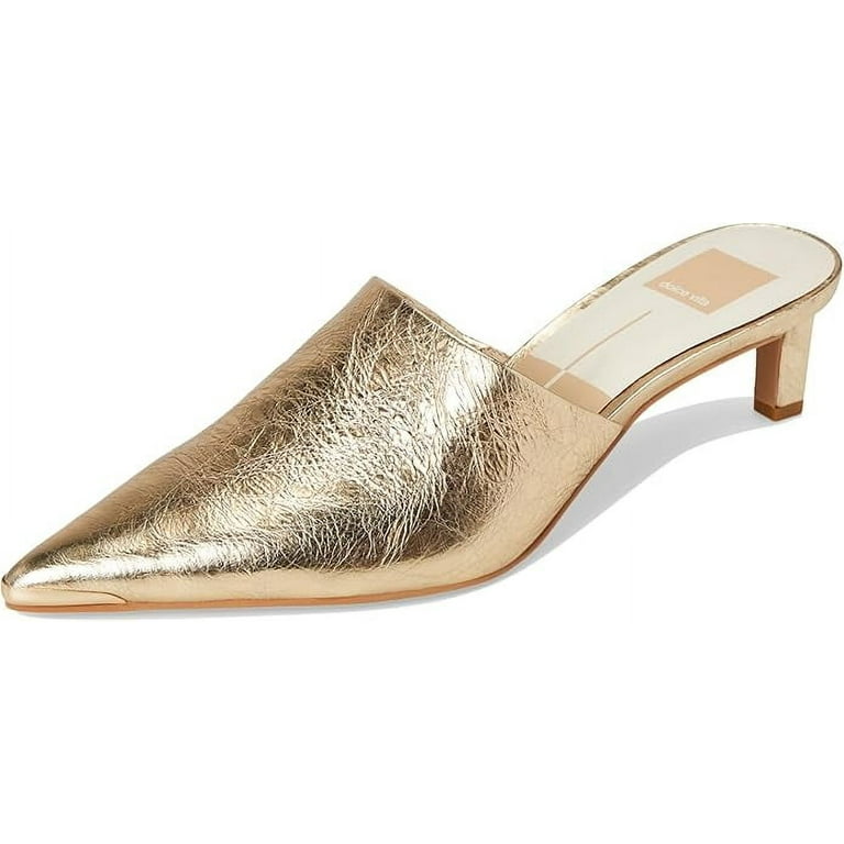(取寄) ドルチェヴィータ レディース レクシー Dolce Vita women Dolce Vita Lexy Gold Distressed Leather Dolce Vita Lexy Gold Distressed Leather Pointed Toe Kitten Heeled