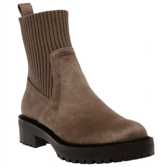 Dolce Vita Orelia Womens Ankle Boot - Ladies Stretch Knit Booties (Mushroom, 8)