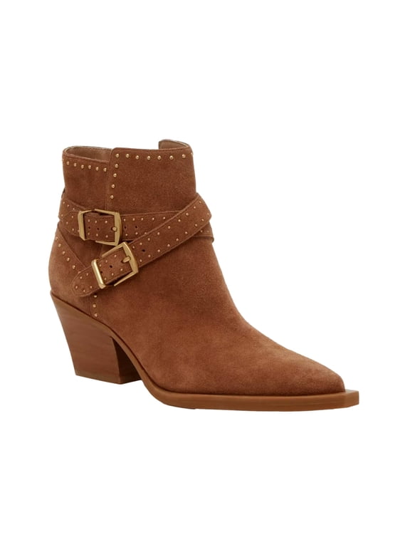 Dolce Vita Roland Western Bootie Pecan Tan ROLAND-BRN Women's Size 8