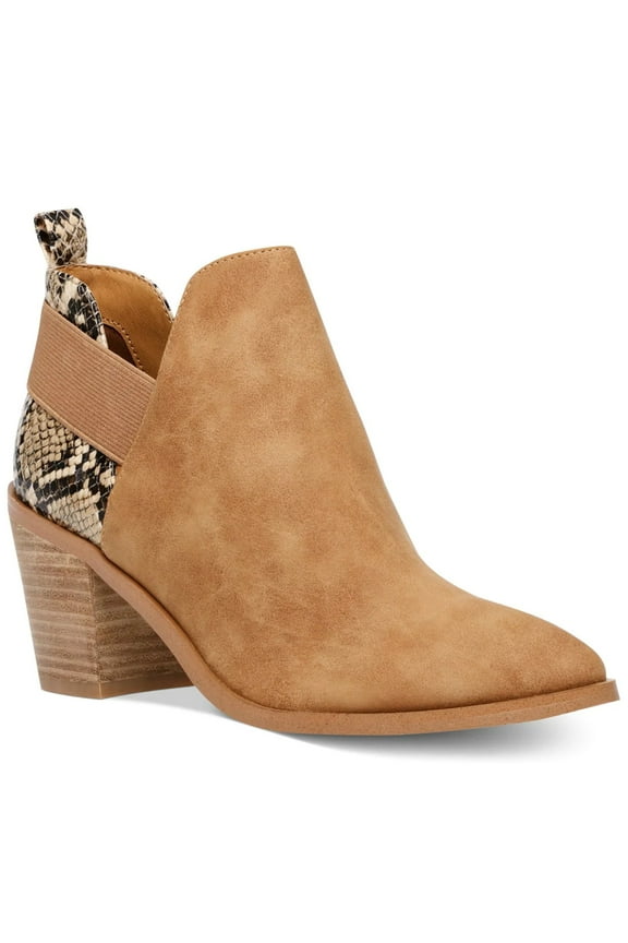 Women's Brown Fig Ankle Booties