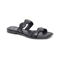 thumbnail image 1 of Dolce Vita Women's Ilva Low Sandal, Onyx Embossed Leather, 7, 1 of 4