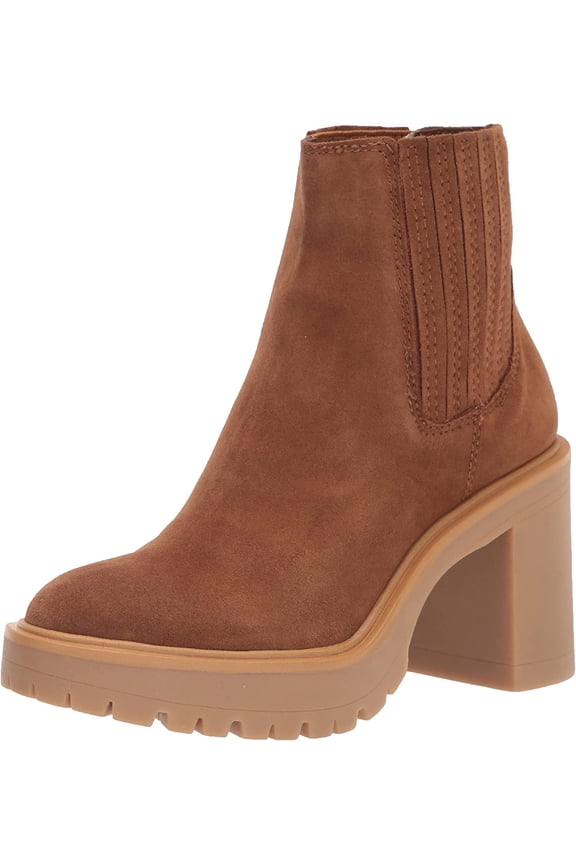 Womens Caster H20 Chelsea Boot 9.5 Camel Suede H2o