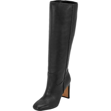 Dolce Vita Womens Davey Leather Tall Over-The-Knee Boots Black 9 Medium (B,M)