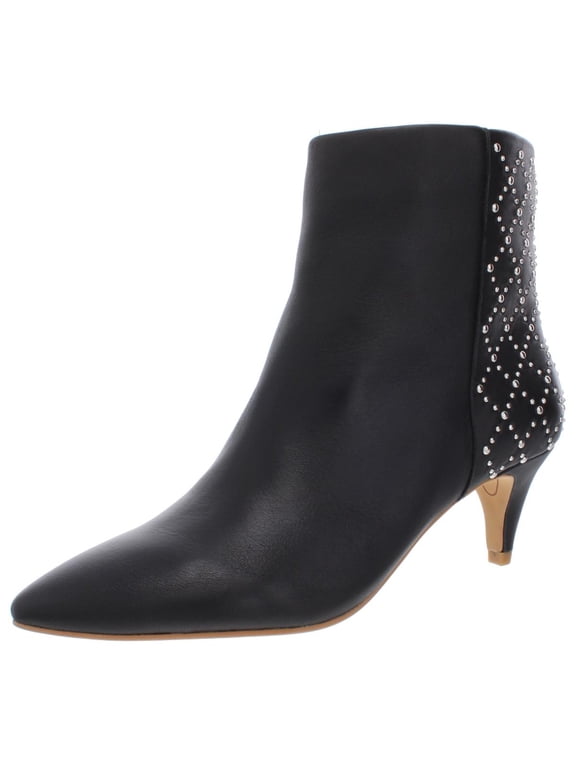 Dolce Vita Womens Dot Leather Studded Booties Black 8 Medium (B,M)