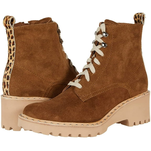 Dolce Vita Womens Hinto Ankle Boot 11 Dark Brown Suede