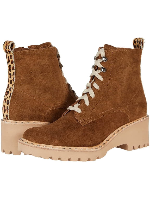 Dolce Vita Womens Hinto Ankle Boot 11 Dark Brown Suede