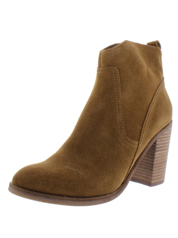 Dolce Vita Womens Saint Suede Ankle Booties Brown 6 Medium (B,M)