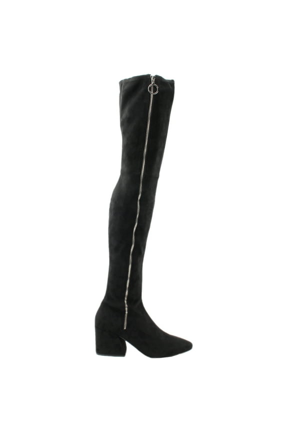 Womens Vix Pointed Toe Zippered Tall Boots
