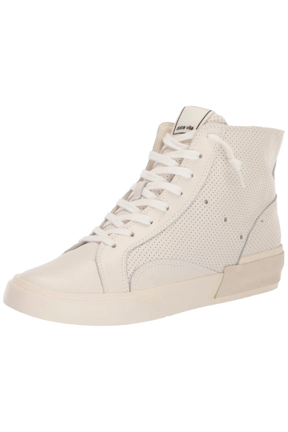 Zohara White Perforated Leather ZOHARA-WHT Women's Size 6.5