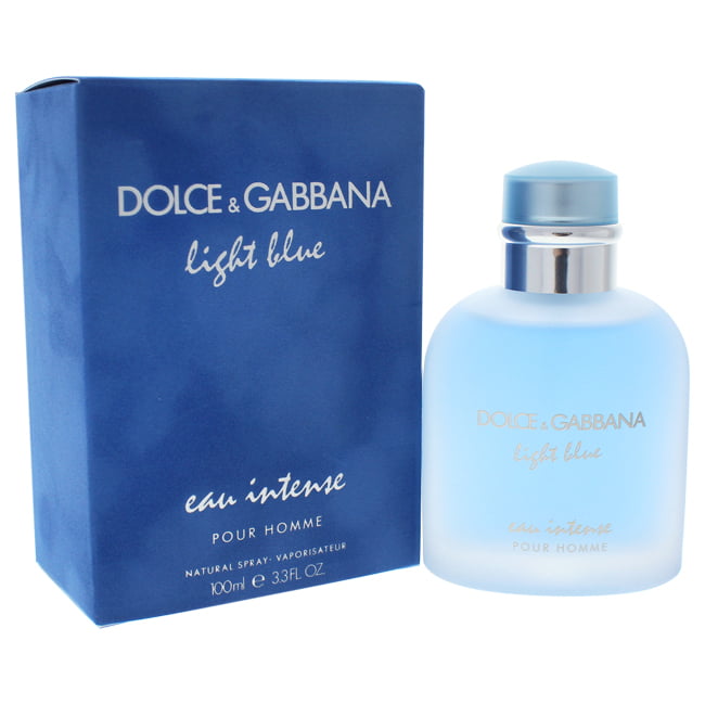 Skriv email sandaler biograf Dolce and Gabbana Light Blue Eau Intense for Men 3.3 oz EDP Spray -  Walmart.com