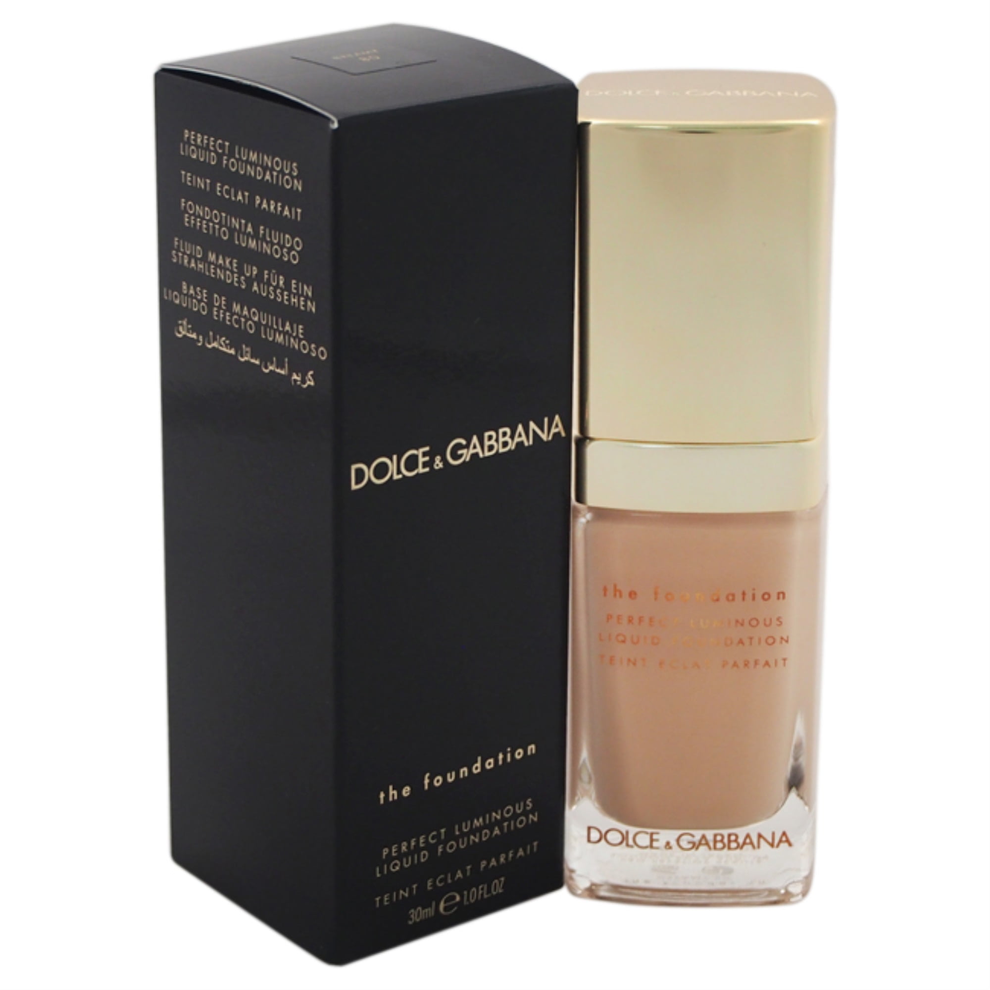 Dolce and Gabbana Perfect Luminous Liquid Foundation - 80 Creamy , 1 oz