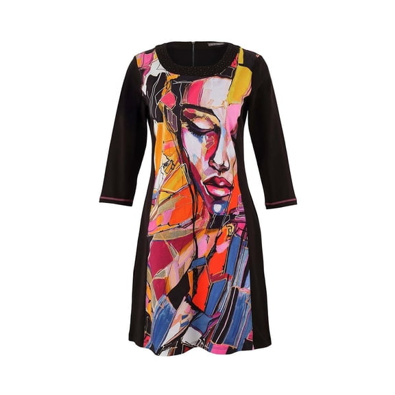 Dolcezza By Wild Curves: Baisti Face Art Dress (75626).Size:S (US 4-6)