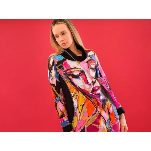 Dolcezza By Wild Curves: Baisti Tunic Top.Size:S (US 4-6)
