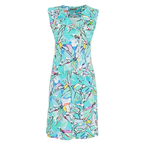 Dolcezza By Wild Curves: Half Moon Morning Zip Bodice Dress (25614).Size:XS (US 2-4)