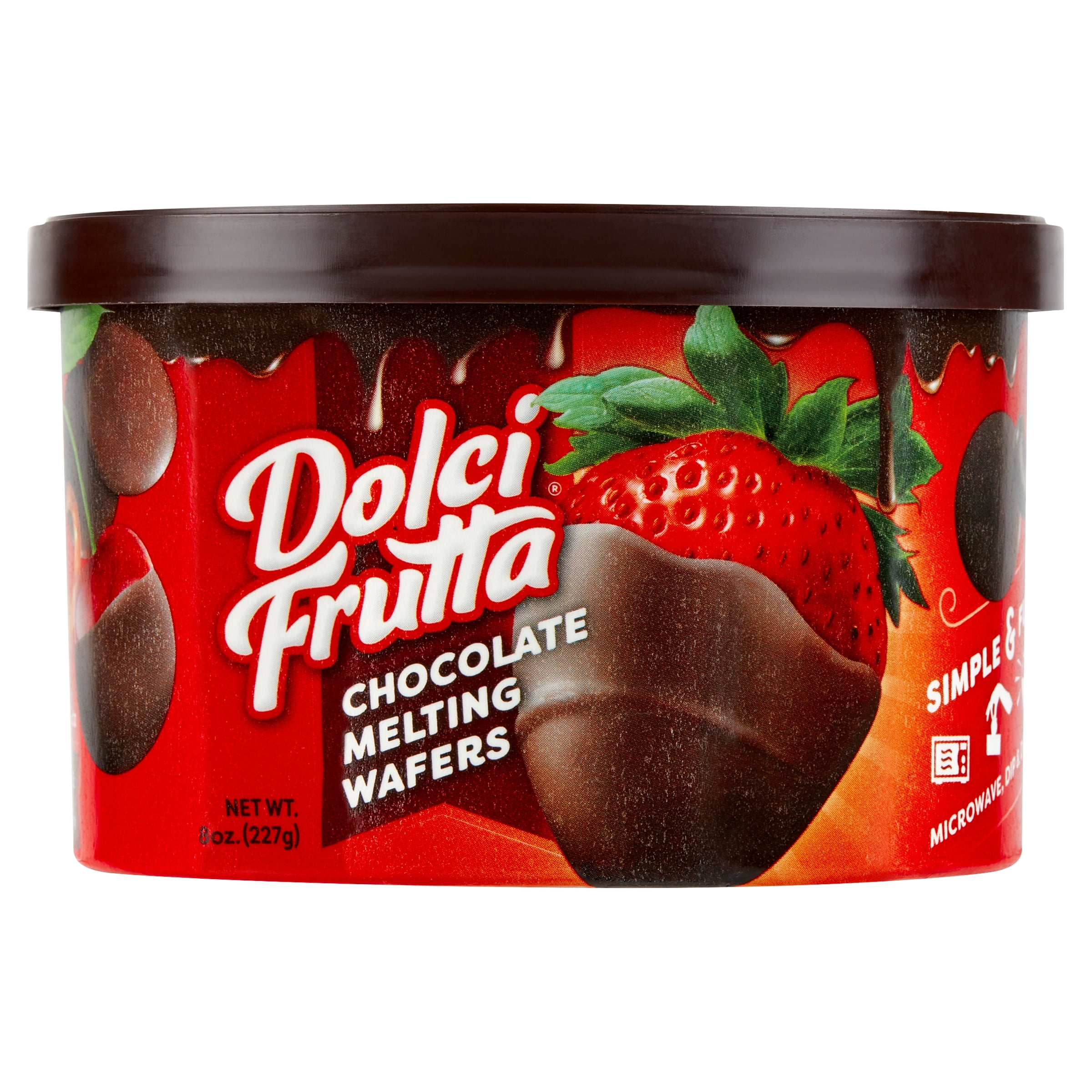 Dolci Frutta Easy-to-Use Chocolate Melting Wafers for Dipping