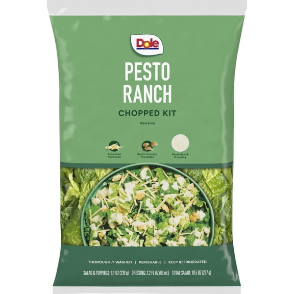 Dole Pesto Ranch, Fresh Chopped Salad Kit, 10.5oz