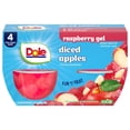 thumbnail image 1 of Dole Fruit Bowls Diced Apples in Raspberry Gel, 4.3 oz cups (4 pack), 1 of 10