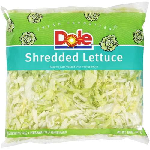 Dole Fresh Favorites Shredded Lettuce, 10 Oz.