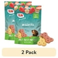(2 pack) Dole Freshly Fetched Dog Biscuit Treats, Banana & Strawberry