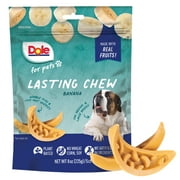 Dole Freshly Fetched Lasting Chew Treats for Dogs, Banana Flavor, Contains No Wheat, Corn or Soy, 8 oz - 5ct