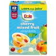 thumbnail image 1 of Dole Fruit Bowls Cherry Mixed Fruit in 100% Fruit Juice, 4 oz Cups (12 Pack), 1 of 9