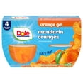 thumbnail image 1 of Dole Fruit Bowls Mandarin Oranges in Orange Gel, 4.3 oz Cups (4 Pack), 1 of 10
