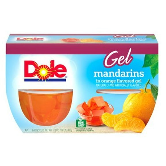 Dole Fruit Bowls Mandarins in Orange Gel (Pack of 32)