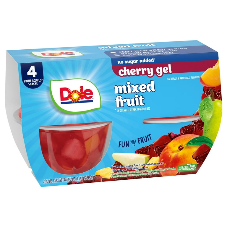 Mixed Fruit in 100% Fruit Juice Cups, Peaches/Pears/Pineapple, 7 oz Cup, 12/Carton, Ships in 1-3 Business Days Mixed Fruit in 100% Fruit Juice Cups, Peaches/Pears/Pineapple, 7 oz Cup, 12/Carton, Ships in 1-3 Business Days