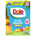 thumbnail image 1 of Dole Fruit Snacks, Tropical Flavored, Big 9 Allergen Free, Dye Free, Gluten Free, Gelatin Free, Lunch Snacks 22 Count, 1 of 1