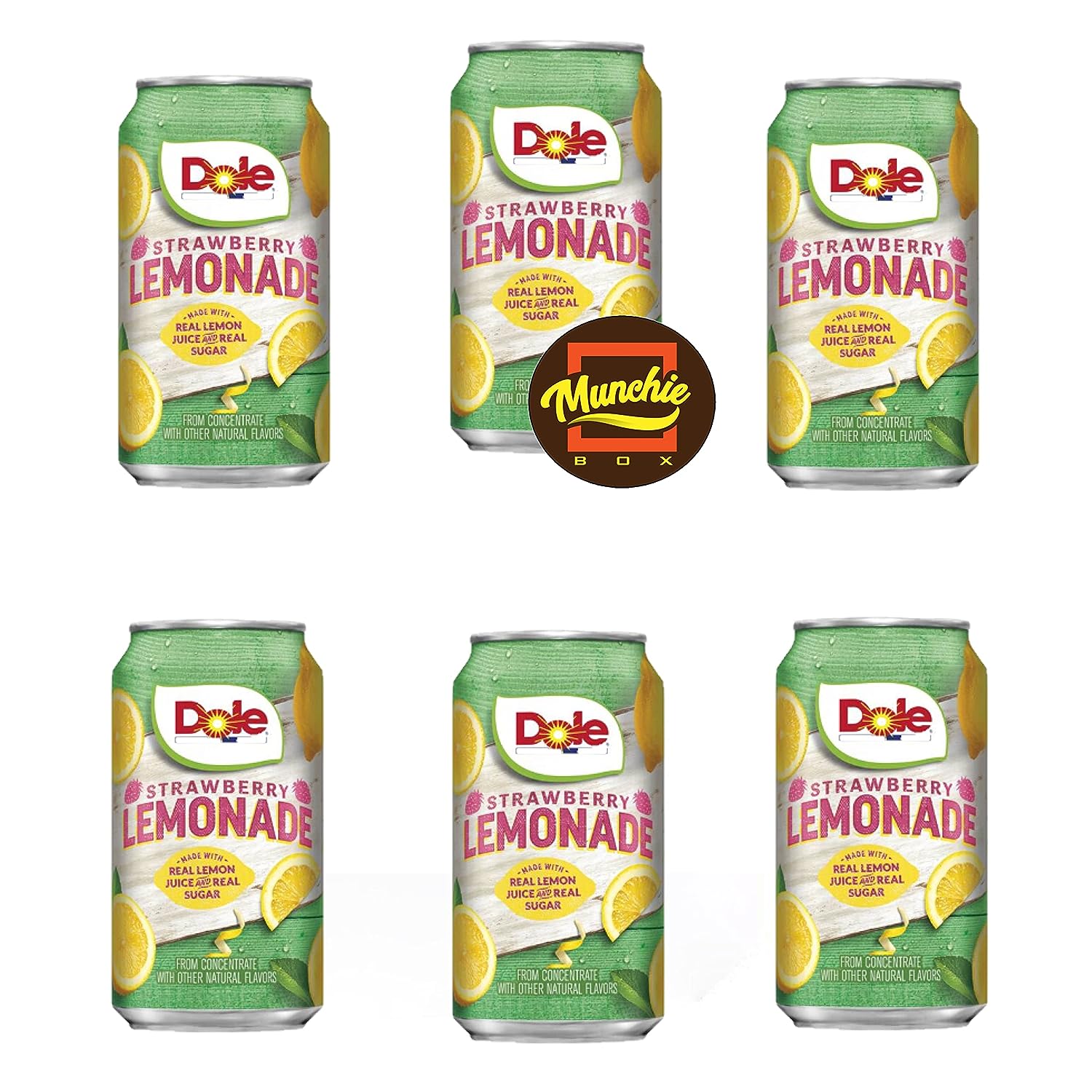 Dole Lemonade 12 Oz Cans (Dole Strawberry Lemonade Pack Of ( 6 ) 12
