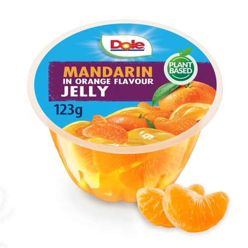 Dole Mandarin Fruit in Jelly Pot 123g, British Import (Pack of 3)