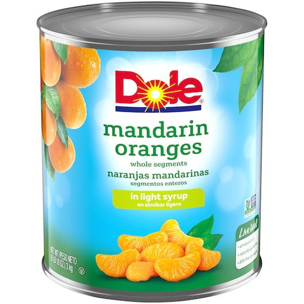 Dole Mandarin Orange in Light Syrup, 100 Ounce -- 6 per case.