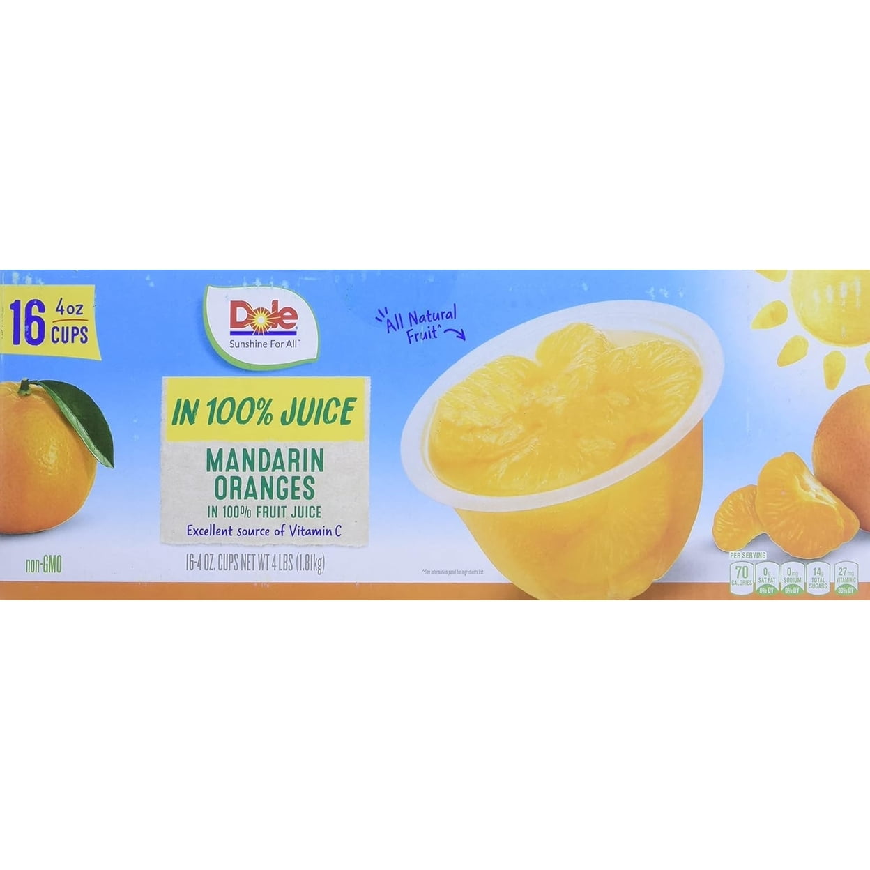 Buy Dole Mandarin Oranges Cup, oz, 16-Pack at Ubuy Nigeria
