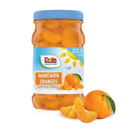 Dole Mandarin Oranges in 100% Fruit Juice, 23.5 oz Jar