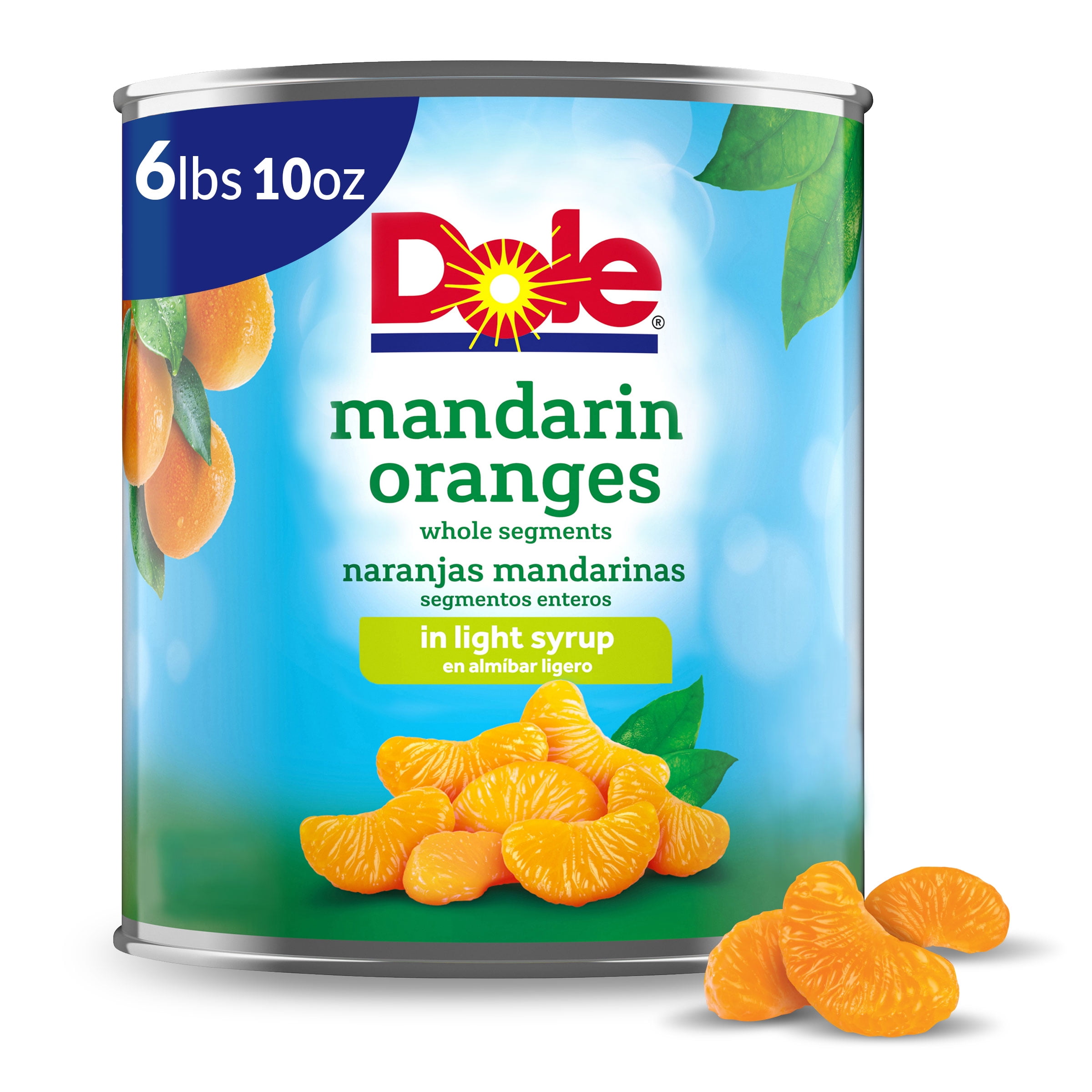 Dole Mandarin Oranges in Light Syrup, 106 oz Can