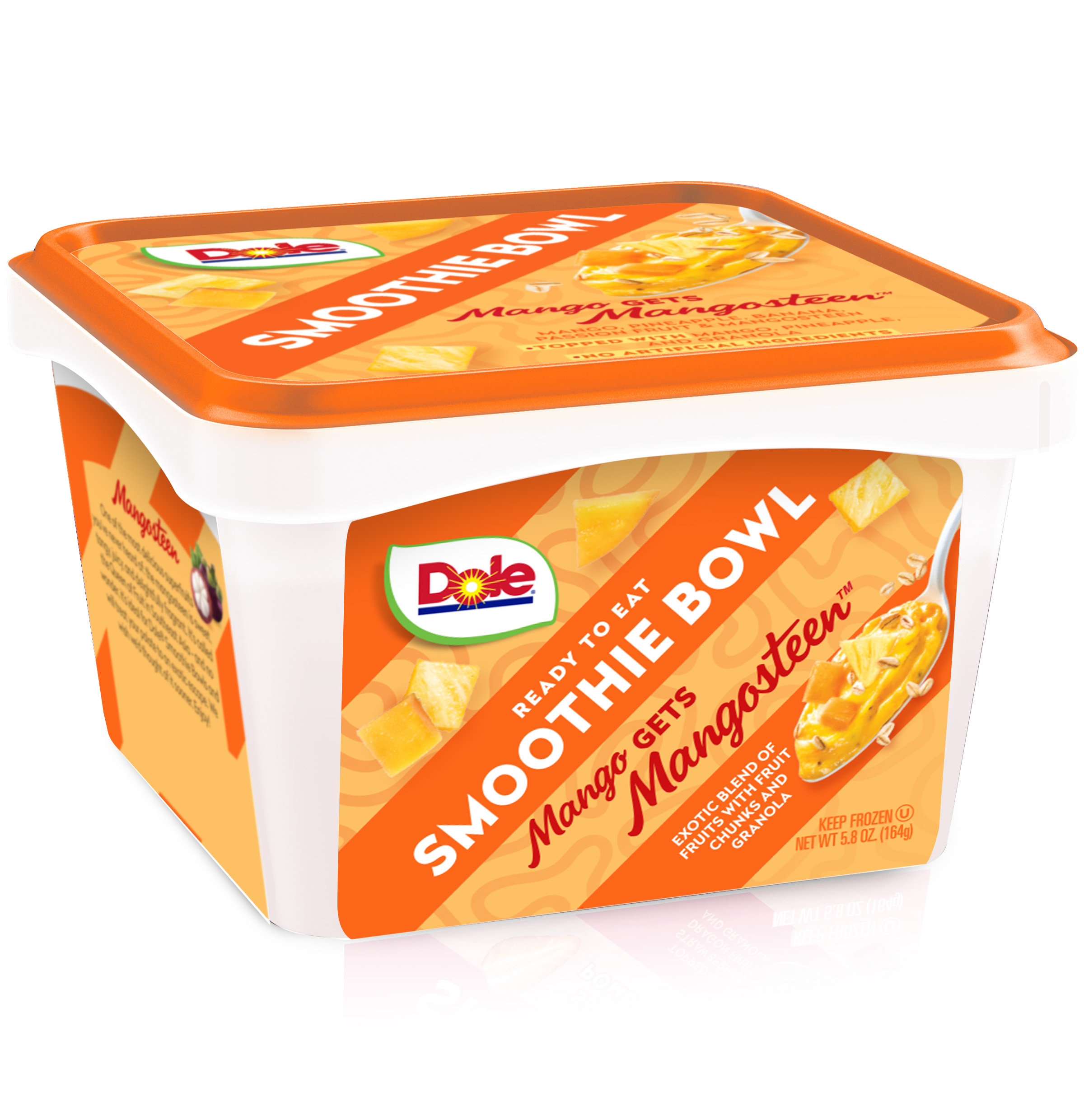 Dole Mango, Pineapple, Passion Fruit, Mangosteen Smoothie Bowl