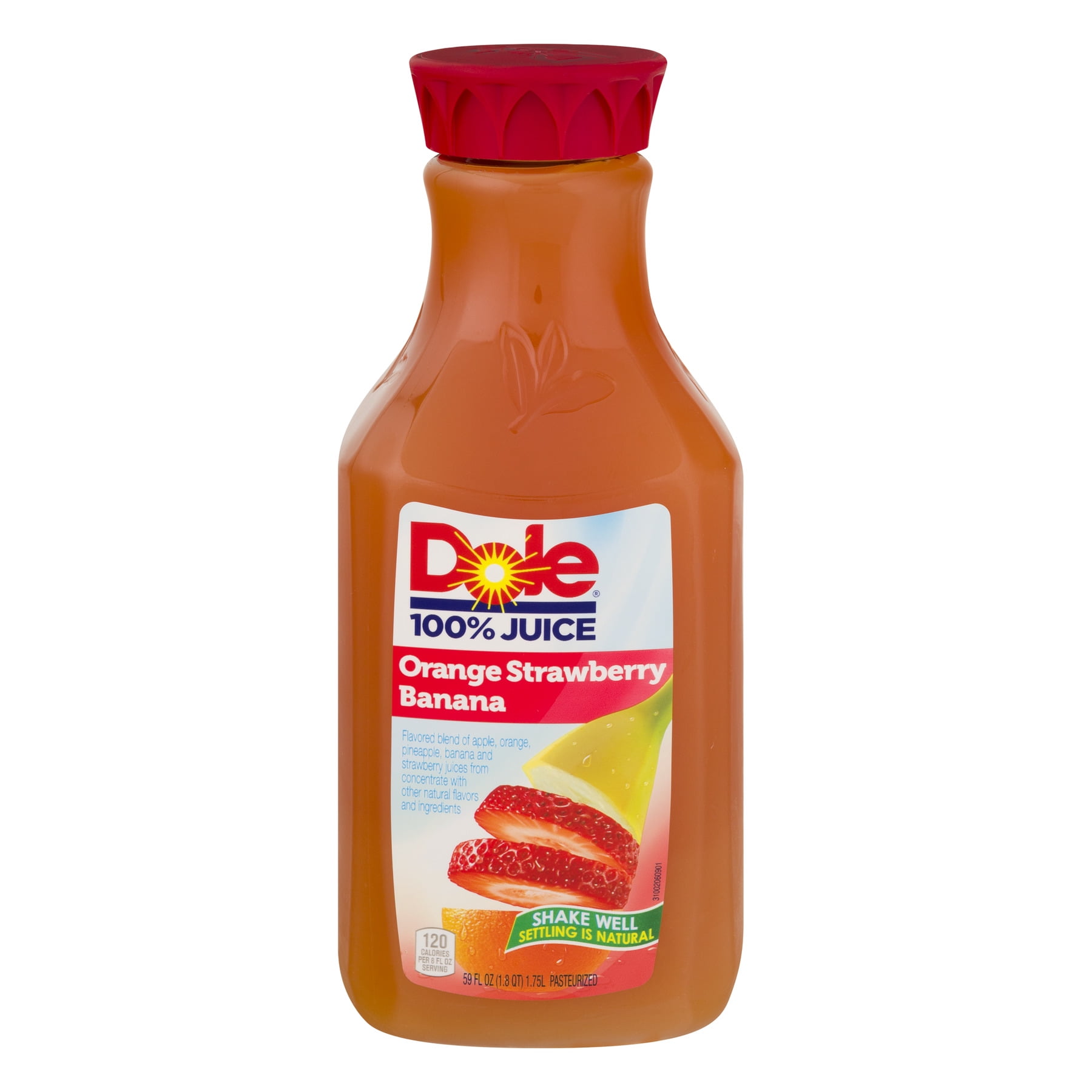 Dole Orange Strawberry Banana 100% Juice, 59 Fl. Oz.