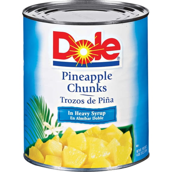 Dole Pineapple Chunks in Heavy Syrup, #10 Can, 1 Pack