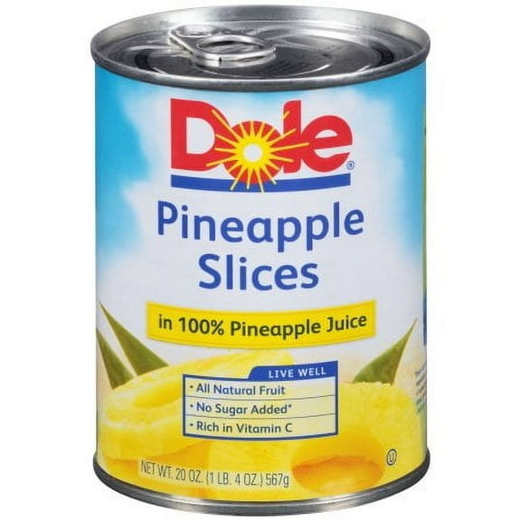 Dole Pineapple Slices 20 oz (Pack of 10)