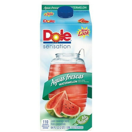 Dole Sensation Natural Watermelon Juice Beverage, Half Gallon
