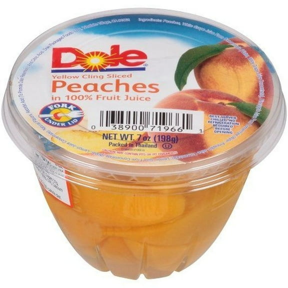 Dole Sliced Peach in Light Syrup, 7 Ounce -- 12 per Case.