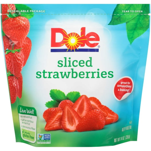 Dole Sliced Strawberry, 14 oz, 8 per Case