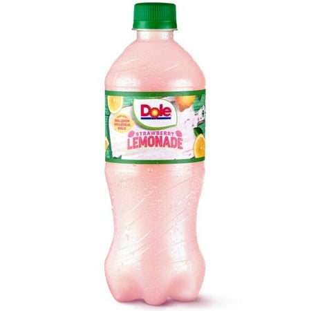 Dole Strawberry Lemonade, 20 Oz Bottle