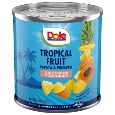 Dole Tropical Fruit in Light Syrup and Passion Fruit Juice, 15.25 oz Can